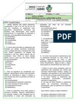 2ANO - Recomposição Da Aprendizagem - BIOLOGIA