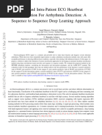 Inter-And Intra-Patient ECG Heartbeat Classification For Arrhythmia Detection: A Sequence To Sequence Deep Learning Approach