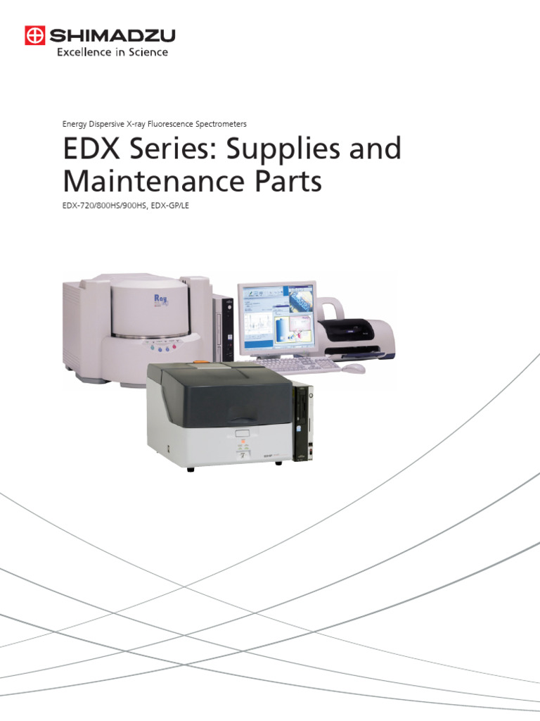 EDX Series Spectrometer Parts Guide | PDF | Energy Dispersive X Ray ...