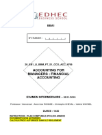 Accounting CC 2020 - Énoncé Lille