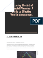 Mastering The Art of Financial Planning