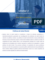  Políticas de Salud Mental