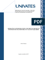 Apuração e Análise Do Custo, Volume e Benefício de Estofados em Uma Indústria No Vale Do Taquari RS (Portugués) Autor Jéssica Gregory