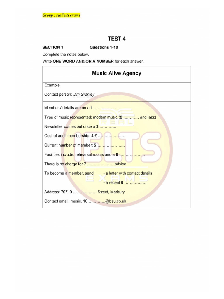 Test 4 Part 1 | PDF
