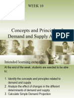 Week 10 - Concepts and Principles of Demand and Supply