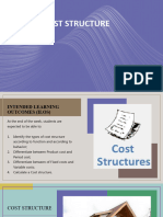 Week 11 - Cost Structure - Sir Veloso