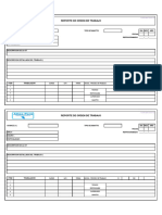 FORMATO - Reporte de Trabajo