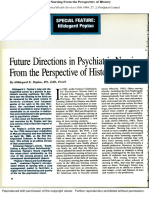 Future Direction in Psychiatric Nursing From The Perspective of History