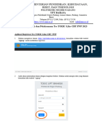 Tutorial Registrasi Dan Pelaksanaan Tes TOEIC-Like CBT 2023