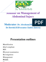 Case Presentation On Management of Abdomenal Injury (2) - 2