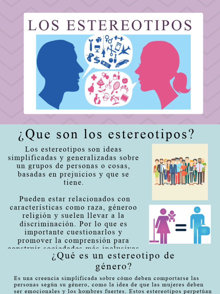 Comprendiendo los Estereotipos Sociales | PDF | Estereotipos | Igualdad