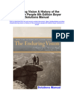 Enduring Vision A History of The American People 8th Edition Boyer Solutions Manual