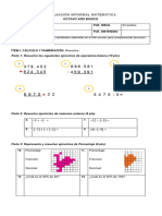 Ev - Informal Matemática Octavo