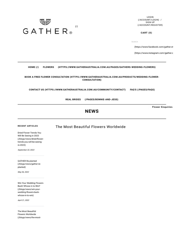 The Most Beautiful Flowers Worldwide PDF Petal Plants