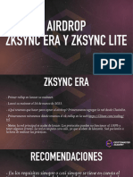 Airdrop Zksync Era y Lite