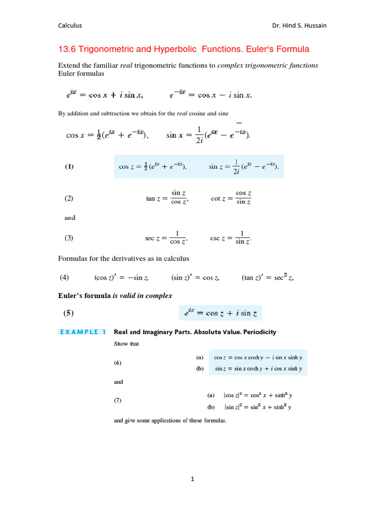 Complex Numbers and Functions II | PDF | Philosophy | Science & Mathematics