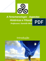 02 - A Fenomenologia - Aspectos Históricos e Filosóficos