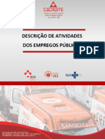 Descrição de Atividades Dos Empregos Públicos