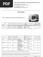 Method List: DR/890 vs. DR 900: Parameter DR/890 Program WAH Range (MG ...