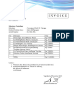 Invoice Pekerjaan Tambahan