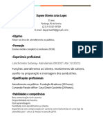 Dayane Oliveira PDF