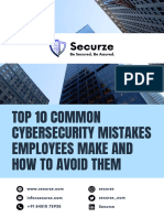 Top 10 Common Cybersecurity Mistakes Employees Make and How To Avoid Them - Securze