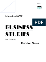 All Chapter Business Notes