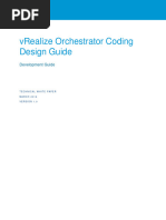 Vrealize Orchestrator Coding Design Guide