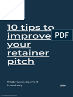 Tips To Improve A Pitch For Retained Business