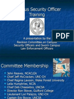 NCACLEA Campus Security Officer Training Course