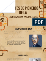 Aportes de Pioneros de La Ingenieria Industrial