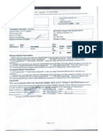 STRAIGHT BILL OF LADING - SHORT FORM - ORIGINAL - NOT NEGOTIABLE