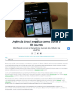 Agência Brasil Explica Como Obter o ID Jovem - Agência Brasil
