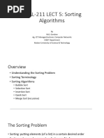 DSAL-211-Lecture 6 - Sorting Algorithms