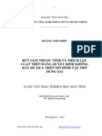 Rút Gọn Thuộc Tính Và Trích Lọc Luật Trên Bảng Quyết Định Không Đầy Đủ Dựa Trên Mô Hình Tập Thô Dung Sai