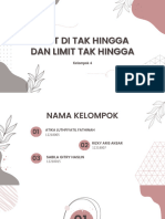 Limit Di Tak Hingga Dan Limit Tak Hingga - Kalkulus Diferensial - Tadris Matematika IAIN Pontianak