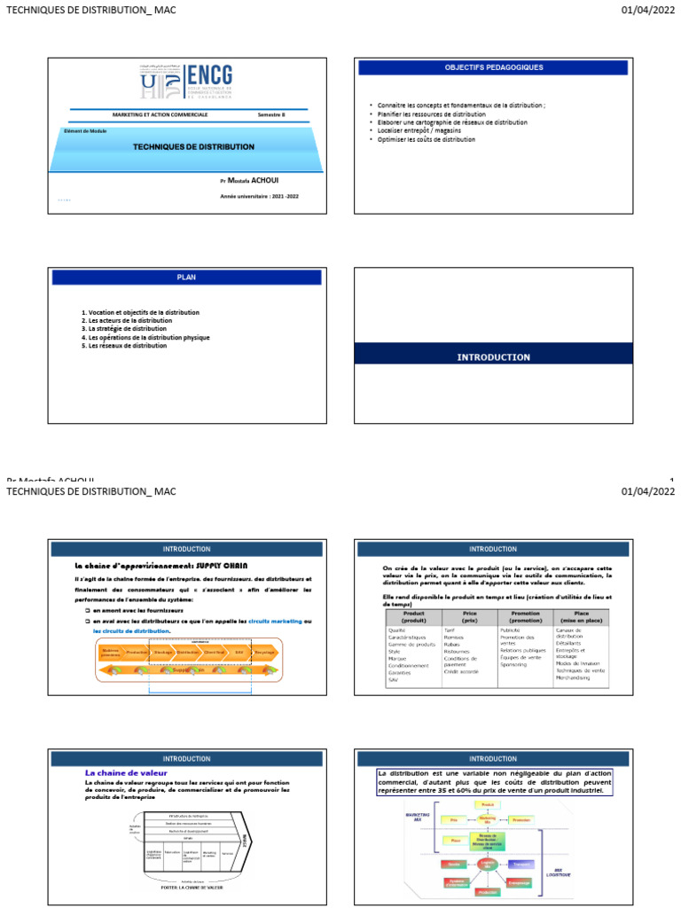Techniques de distribution en marketing | PDF | Commerce de détail ...