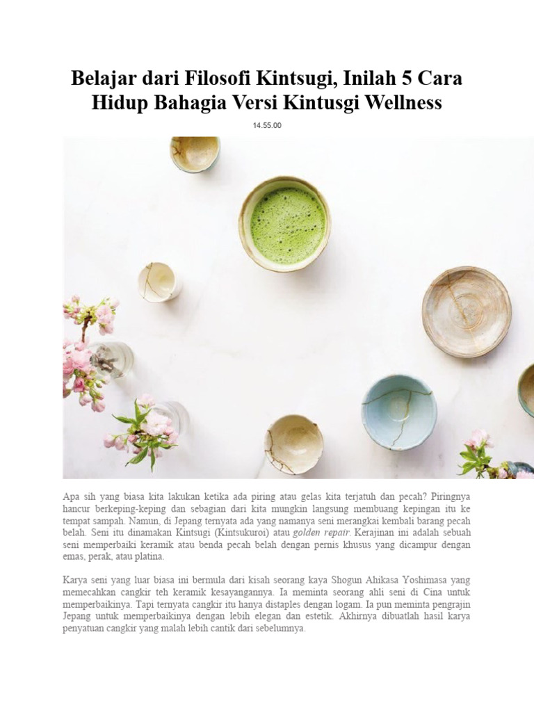 Belajar Dari Filosofi Kintsugi Pdf