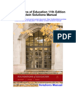 Foundations of Education 11th Edition Ornstein Solutions Manual
