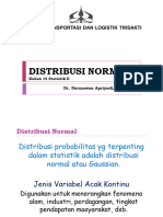 Kuliah #2 Statistik II - Distribusi - Normal