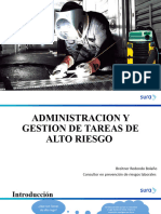 Administracion y Gestion en Tareas de Alto Riesgo