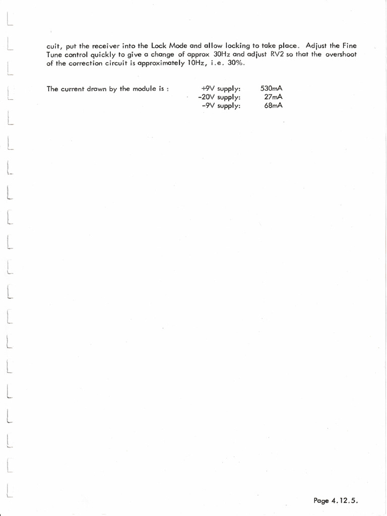 Receiver Module Component Specifications | PDF | Detector (Radio ...