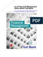 Foundations of Financial Management 16th Edition Block Test Bank