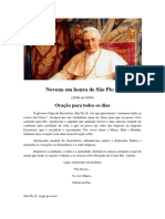 Novena em Honra de São Pio X