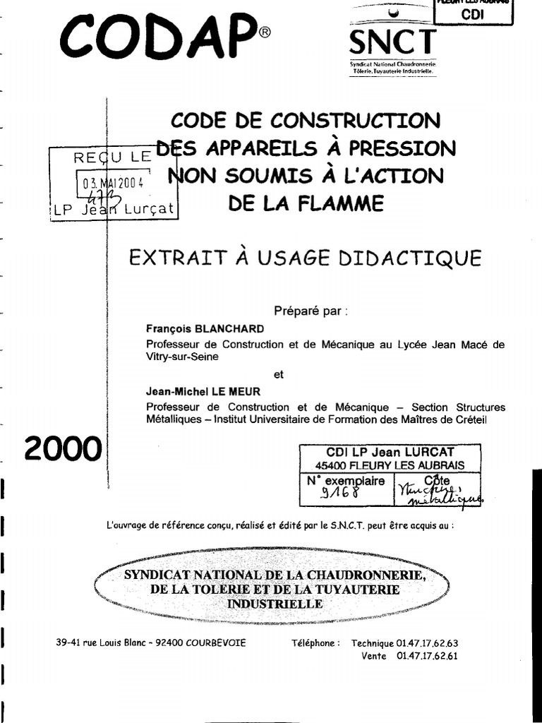 CODAP 2000 - Didactique | PDF