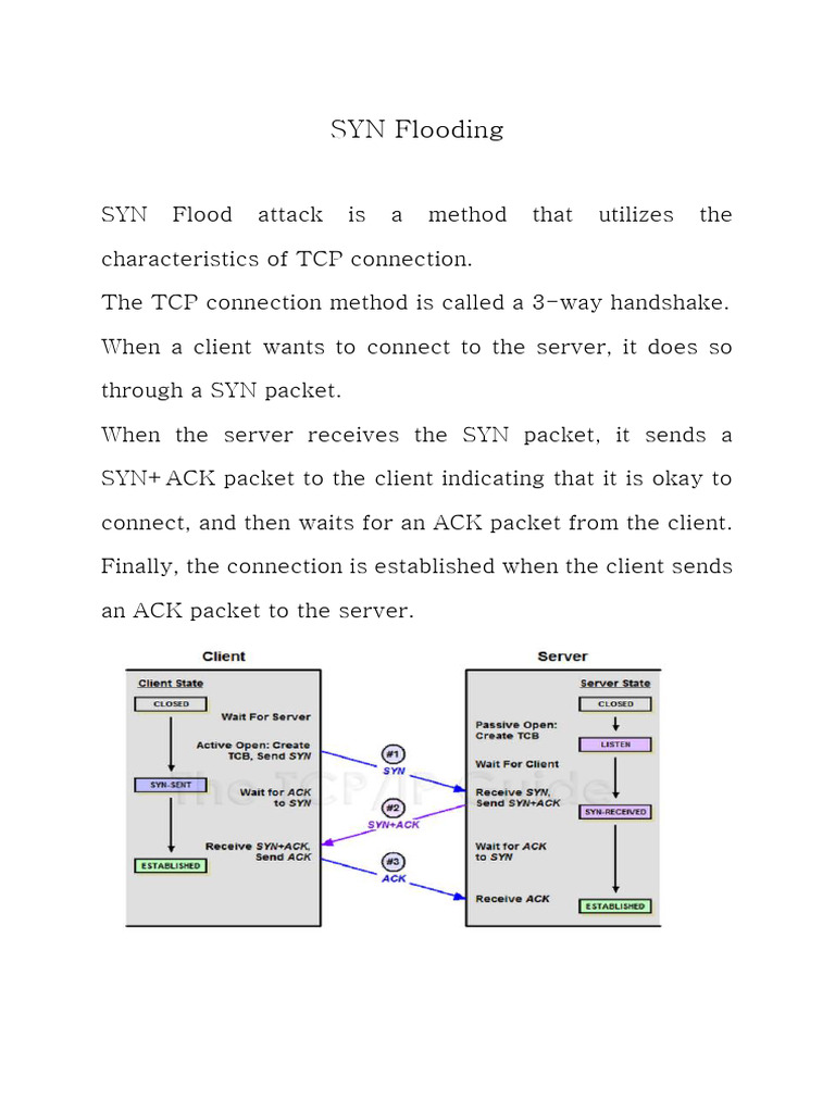 SYN Flood Attack Prevention Guide | PDF | Transmission Control Protocol ...