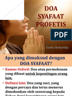 Doa Syafaat Profetis
