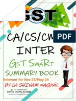 CA Inter GST Smart Summary Notes For Nov 23 May 24 & Onwards