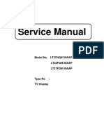 Service Manual: Model No. LT27HGN 50AAP Lt32Fgn 50aap Lt37Fgn 50aap