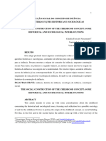 DES HUMANO - A construção social do conceito de infância